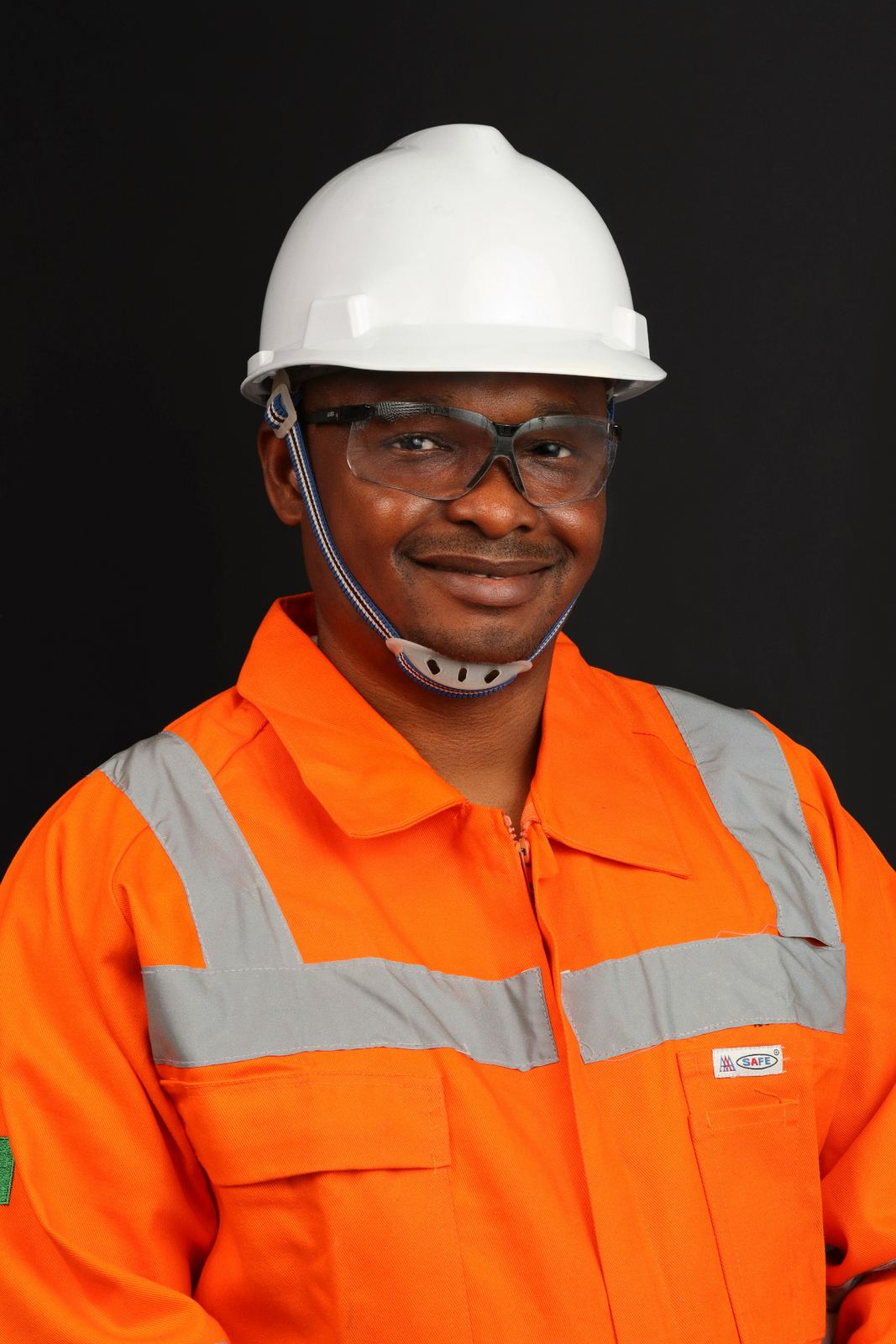 Rift Valley Resources mining professional in protective safety gear