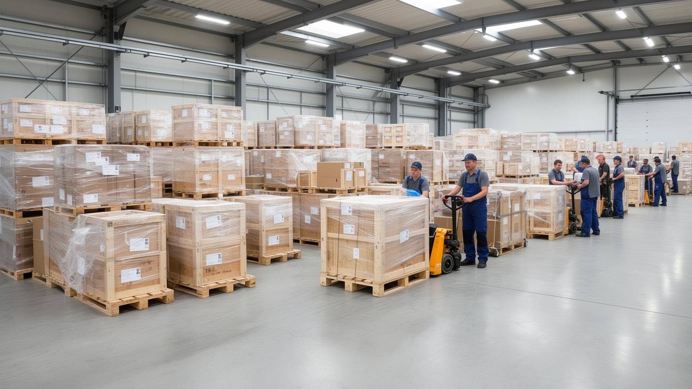 Pallet Preparation & Export Packing