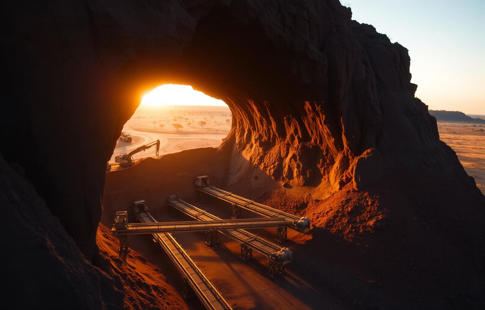 East African mining operation